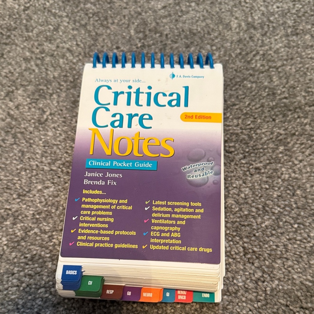 Critical Care notes for nurses